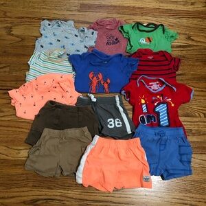 Baby boy summer clothes bundle (12 months)